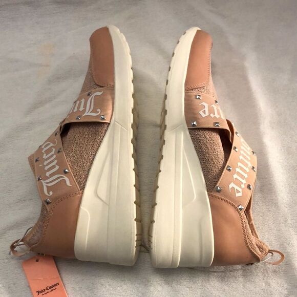 New juicy couture womens mauve and white sneakers shoes size 10 - Picture 4 of 11